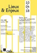 10/04/18 - Faire avec l'extrême précarité résidentielle