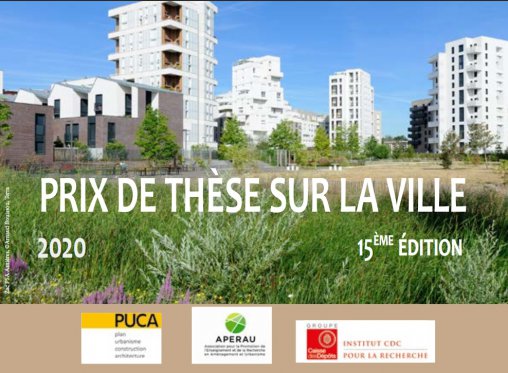 01/03/20 - Prix de thèse sur la ville 2020