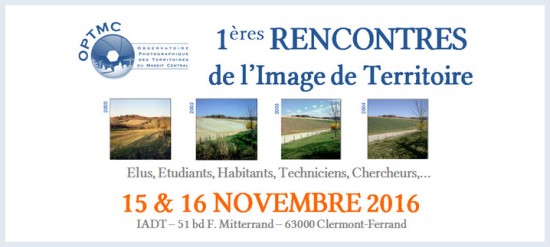 15-16/11/16 - 1eres rencontres de l'image de territoire